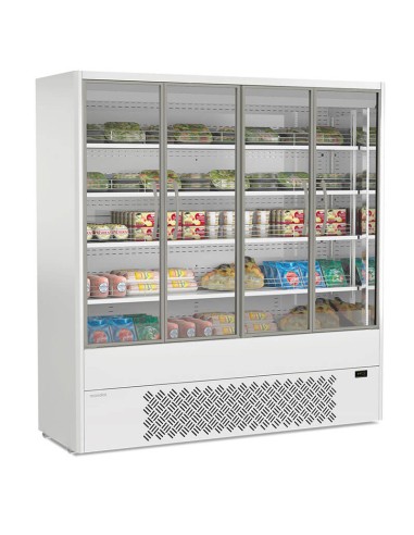Espositore Murale Ventilato con Porte Battenti Capacità 1314 lt - Efficienza Energetica e Massima Visibilità