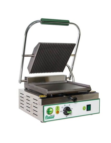 Piastra panini in ghisa Pe25NL Fimar