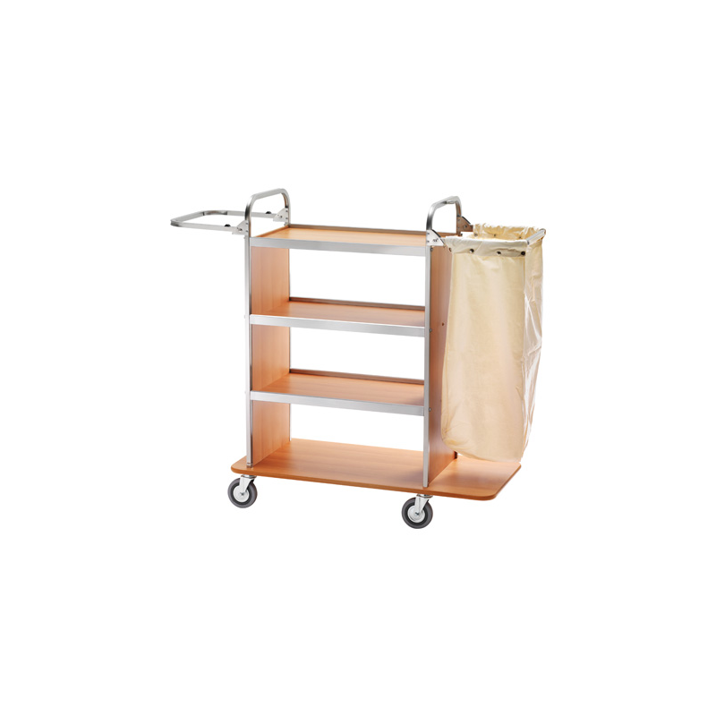 Carrello portabiancheria bracci pieghevoli