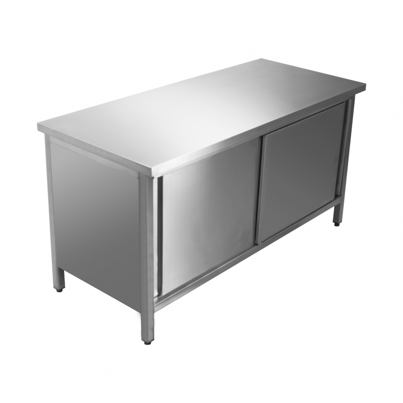 Tavolo caldo con alzatina 180x70x90h 