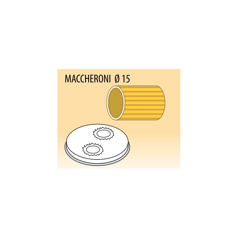 Trafila Maccheroni 15  MPF 1,5N Fimar
